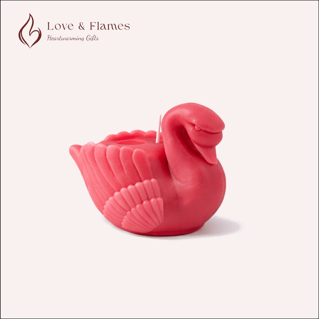 Elegant Swan Scented Candles for Luxury Home Decor & Fragrance - Love & Flames