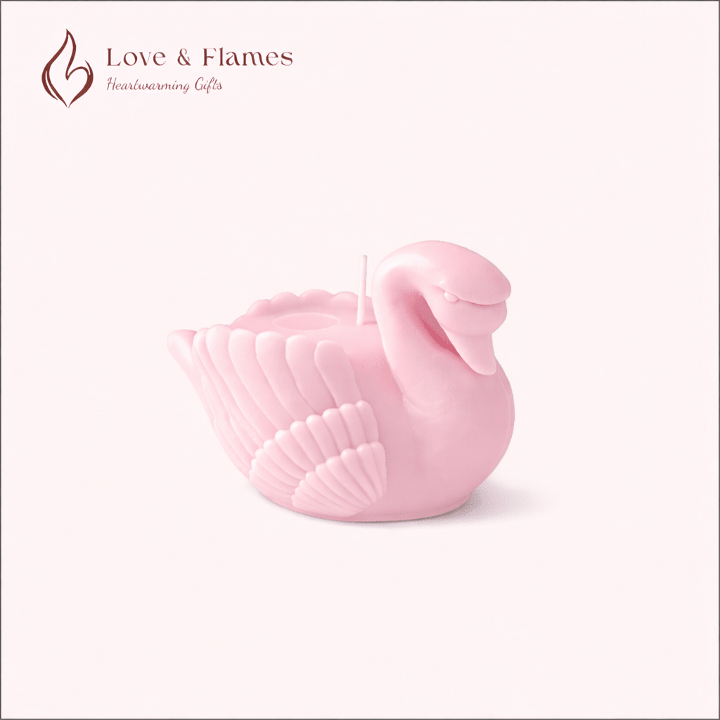 Elegant Swan Scented Candles for Luxury Home Decor & Fragrance - Love & Flames