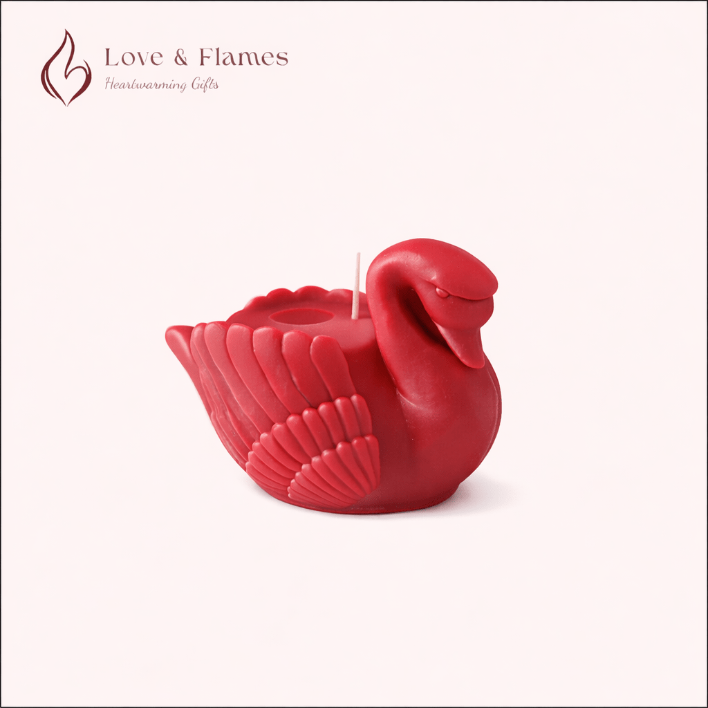 Elegant Swan Scented Candles for Luxury Home Decor & Fragrance - Love & Flames