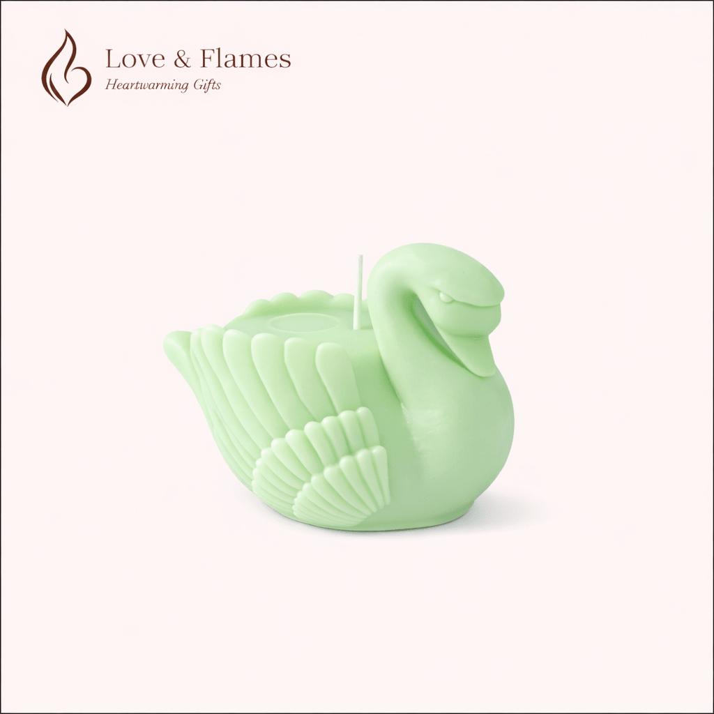 Elegant Swan Scented Candles for Luxury Home Decor & Fragrance - Love & Flames