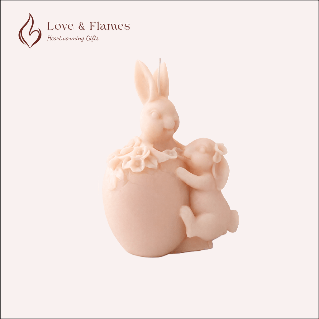 Embracing Bunnies Scented Candles for Cozy Home Décor & Gifts - Love & Flames