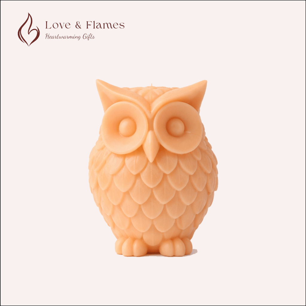 Wise Owl Scented Candles for Home Décor, Gifts & Relaxation - Love & Flames