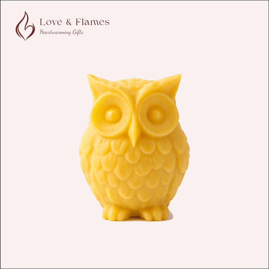 Wise Owl Scented Candles for Home Décor, Gifts & Relaxation - Love & Flames