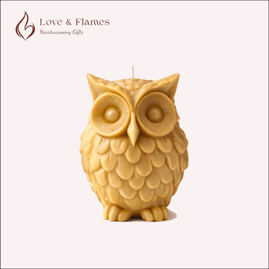 Wise Owl Scented Candles for Home Décor, Gifts & Relaxation - Love & Flames