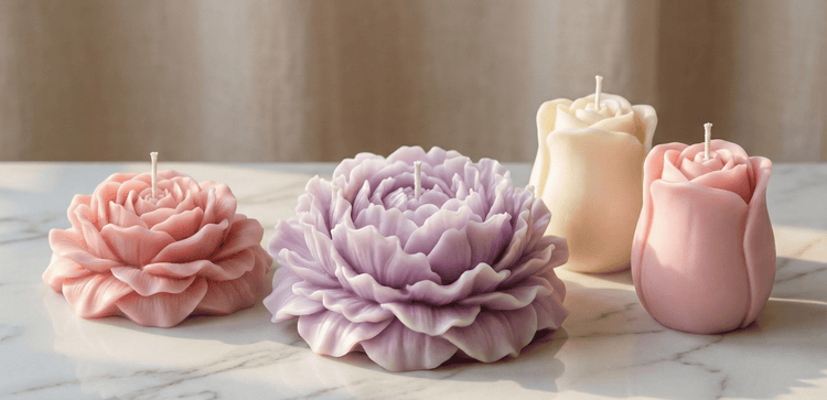 Rose Candles - Love & Flames