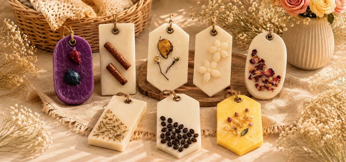 Air Freshener Scented Candle Sachets - Love & Flames
