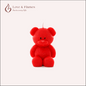 Blush Bear Scented Candles for Gifts, Relaxation & Cozy Home Decor - Love & Flames