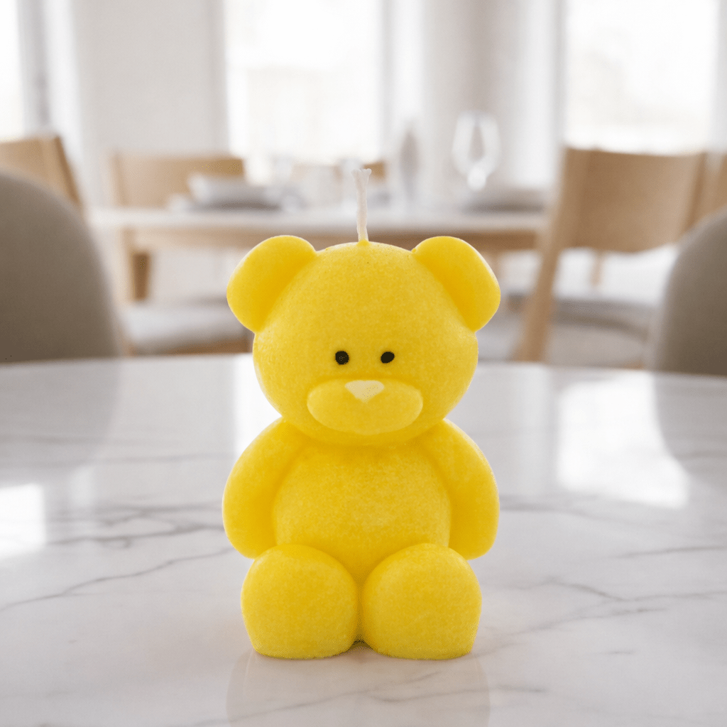 Blush Bear Scented Candles for Gifts, Relaxation & Cozy Home Decor - Love & Flames