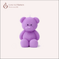 Blush Bear Scented Candles for Gifts, Relaxation & Cozy Home Decor - Love & Flames