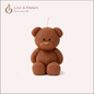 Blush Bear Scented Candles for Gifts, Relaxation & Cozy Home Decor - Love & Flames