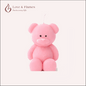 Blush Bear Scented Candles for Gifts, Relaxation & Cozy Home Decor - Love & Flames