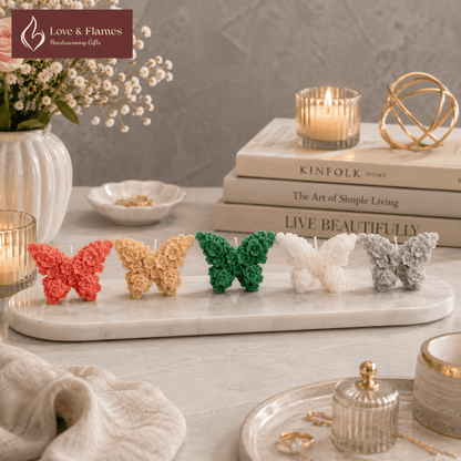 Butterfly Scented Candles – Elegant Fragrance & Home Décor - Love & Flames