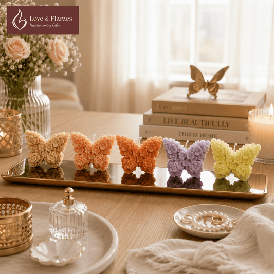 Butterfly Scented Candles – Elegant Fragrance & Home Décor - Love & Flames