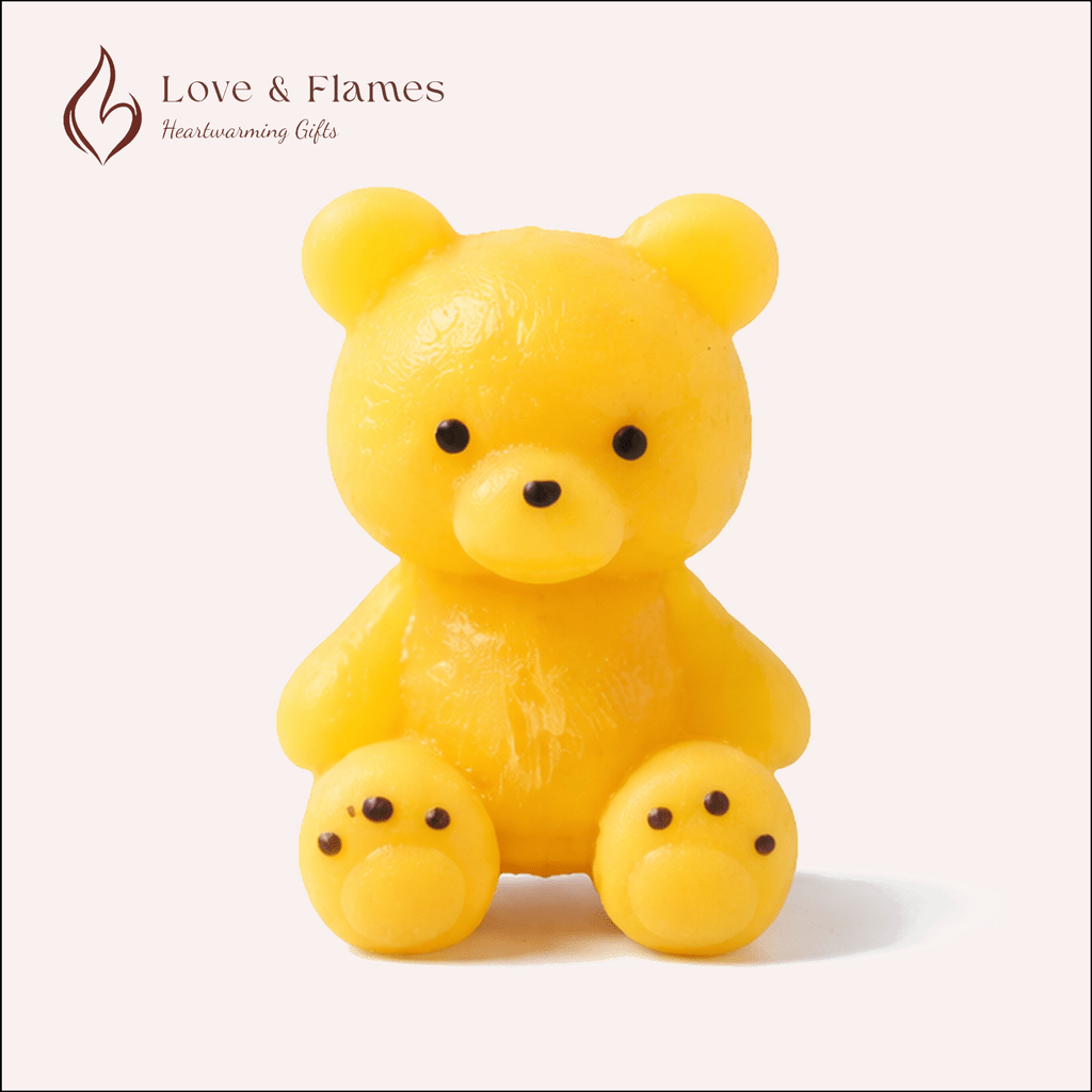 Decorative Honey Bear Scented Candles – Cute Aroma Gift Candles - Love & Flames