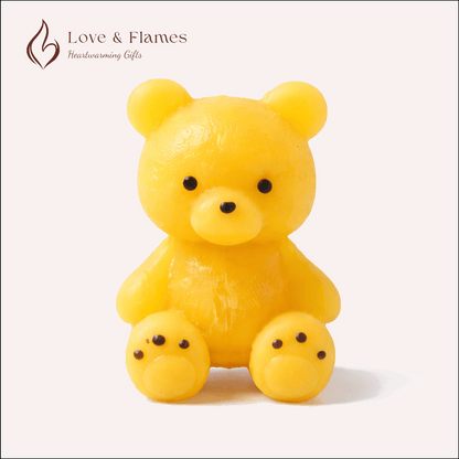 Decorative Honey Bear Scented Candles – Cute Aroma Gift Candles - Love & Flames