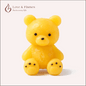 Decorative Honey Bear Scented Candles – Cute Aroma Gift Candles - Love & Flames
