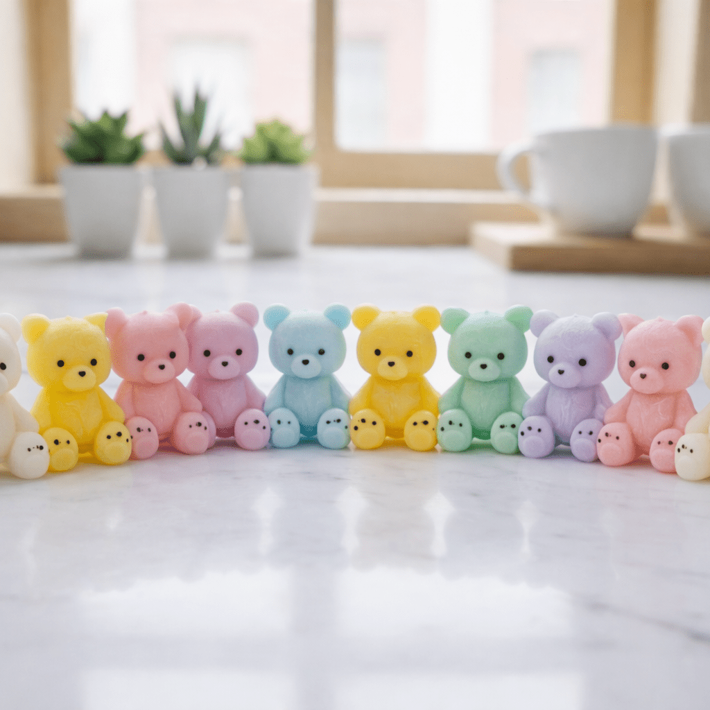 Decorative Honey Bear Scented Candles – Cute Aroma Gift Candles - Love & Flames