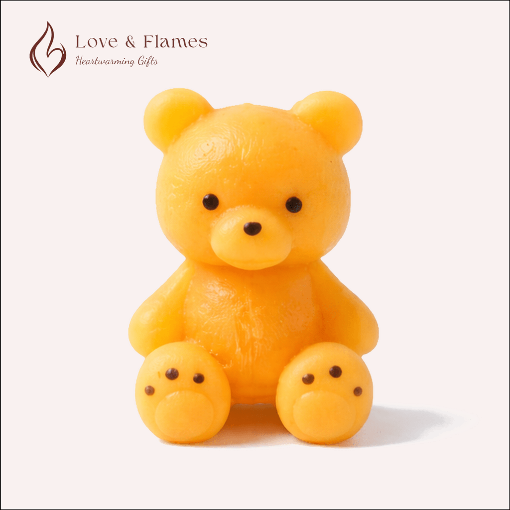 Decorative Honey Bear Scented Candles – Cute Aroma Gift Candles - Love & Flames