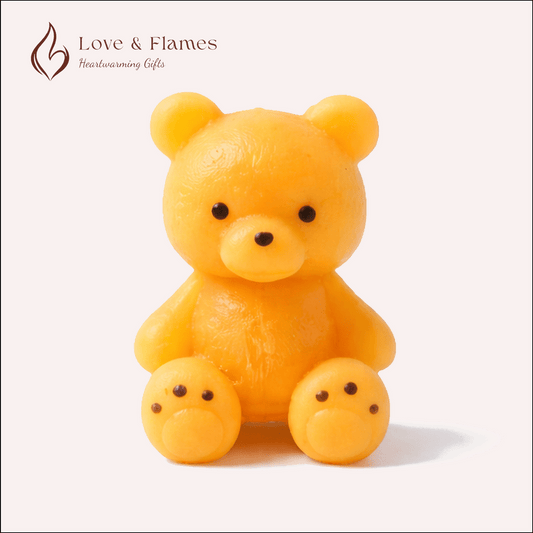 Decorative Honey Bear Scented Candles – Cute Aroma Gift Candles - Love & Flames