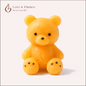Decorative Honey Bear Scented Candles – Cute Aroma Gift Candles - Love & Flames