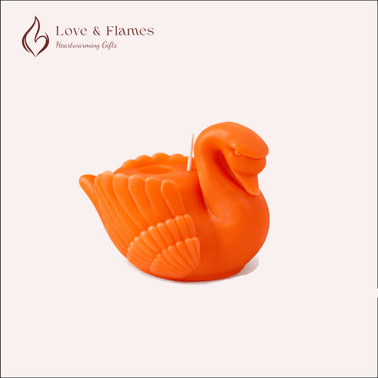 Elegant Swan Scented Candles for Luxury Home Decor & Fragrance - Love & Flames