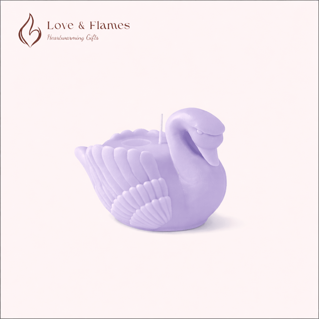 Elegant Swan Scented Candles for Luxury Home Decor & Fragrance - Love & Flames