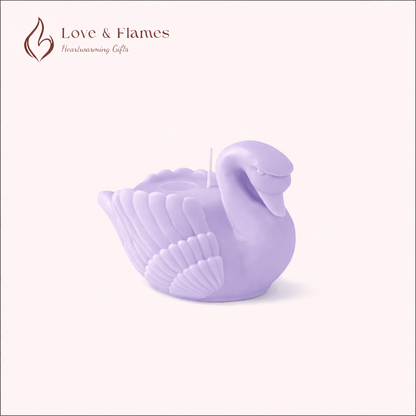 Elegant Swan Scented Candles for Luxury Home Decor & Fragrance - Love & Flames