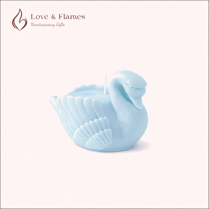 Elegant Swan Scented Candles for Luxury Home Decor & Fragrance - Love & Flames