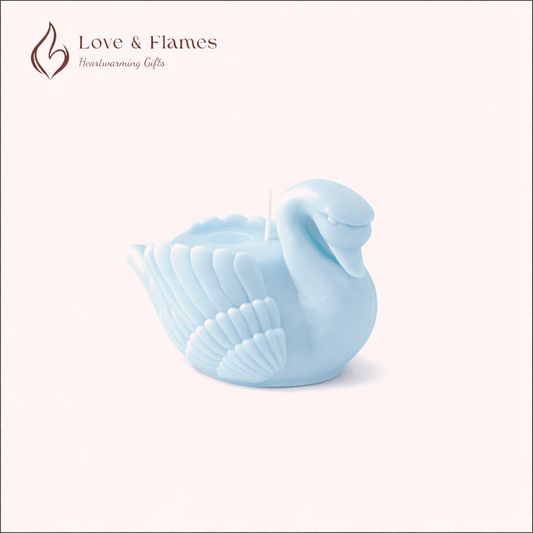 Elegant Swan Scented Candles for Luxury Home Decor & Fragrance - Love & Flames