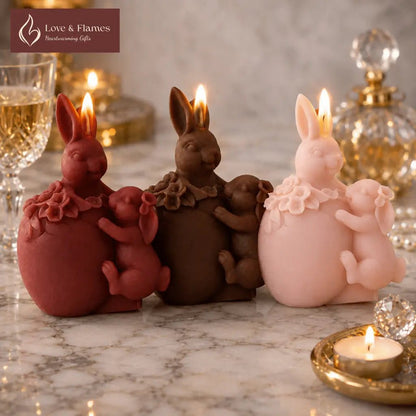 Embracing Bunnies Scented Candles for Cozy Home Décor & Gifts - Love & Flames