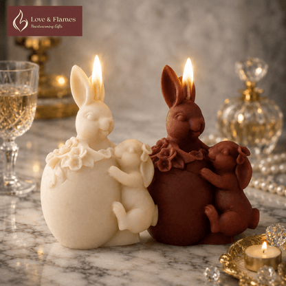 Embracing Bunnies Scented Candles for Cozy Home Décor & Gifts - Love & Flames
