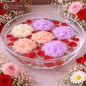 Floating Plumeria Frangipani Scented Candles – Water Floatable Floral Candles - Love & Flames