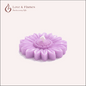 Floating Sunflower Scented Candle Color Purple Lavender & Fragrance Lavender - Love & Flames