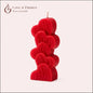 Love Heart Stack Scented Candles for Romantic Gifts & Home Décor - Love & Flames