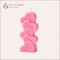 Love Heart Stack Scented Candles for Romantic Gifts & Home Décor - Love & Flames
