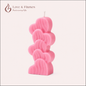 Love Heart Stack Scented Candles – Romantic Candles for Gifts & Home Décor - Love & Flames