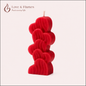 Love Heart Stack Scented Candles – Romantic Candles for Gifts & Home Décor - Love & Flames