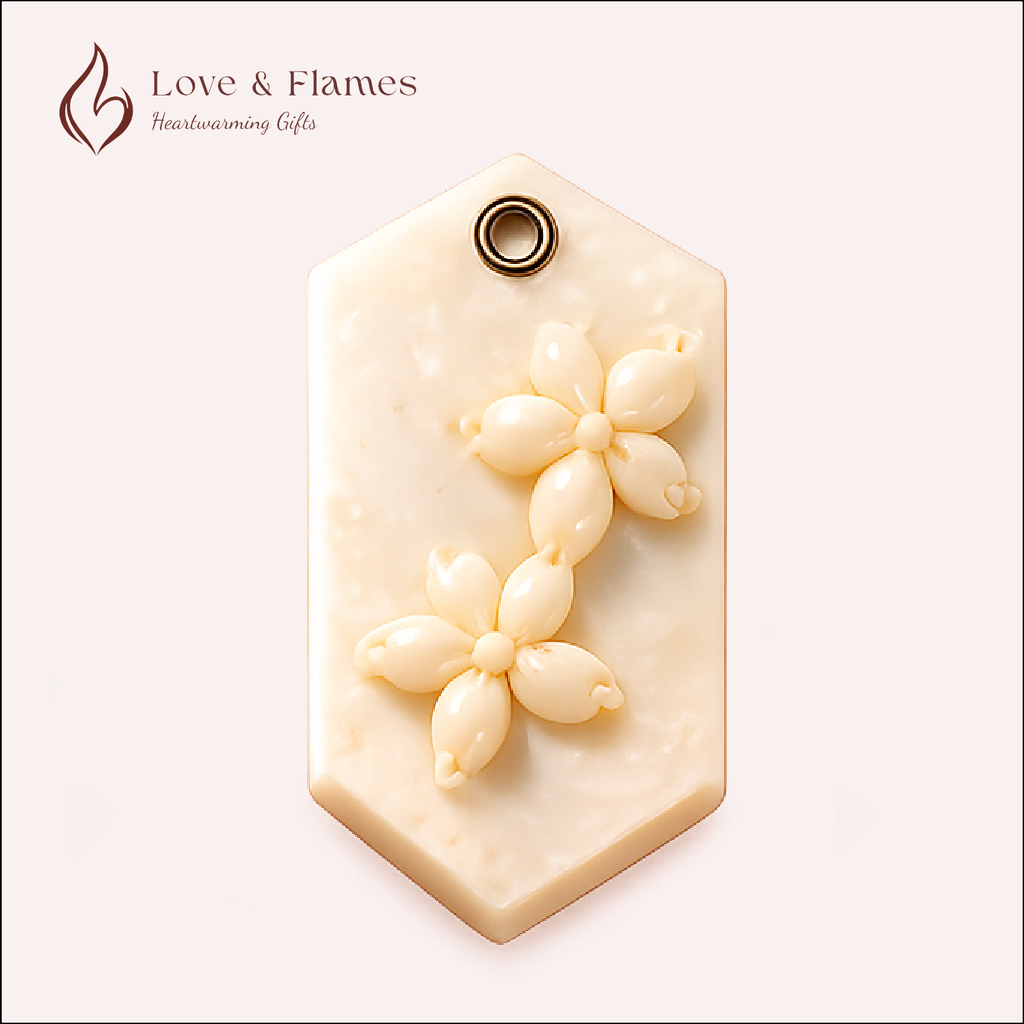 Lumiscent Wax Sachets Color White Ivory & Fragrance Ethereal Jasmine - Love & Flames