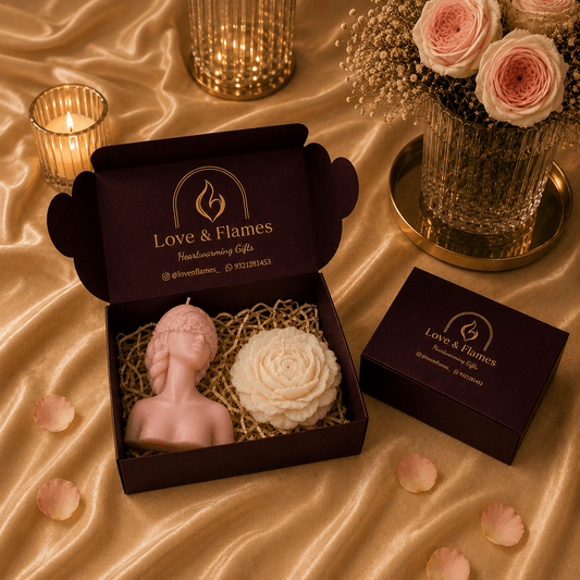 Pretty Woman Luxury Scented Candle Gift Box - Love & Flames