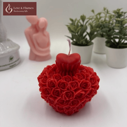 Queen of Hearts Scented Candles for Romantic Décor & Gifts - Love & Flames