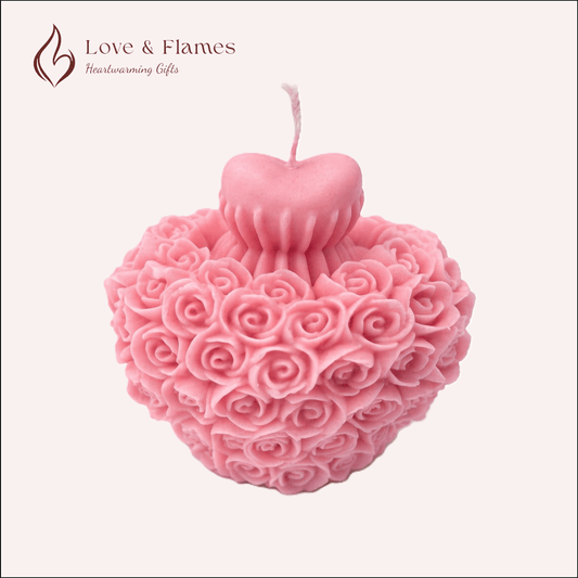 Queen of Hearts Scented Candles for Romantic Décor & Gifts - Love & Flames