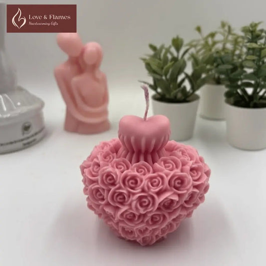 Queen of Hearts Scented Candles for Romantic Décor & Gifts - Love & Flames
