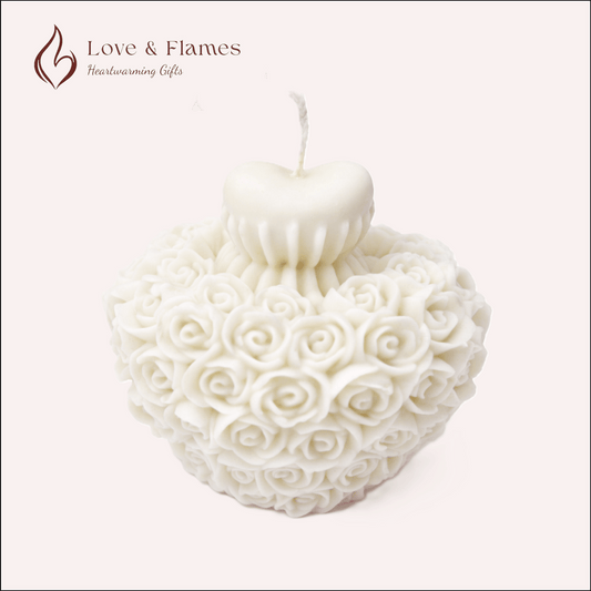 Queen of Hearts Scented Candles for Romantic Décor & Gifts - Love & Flames