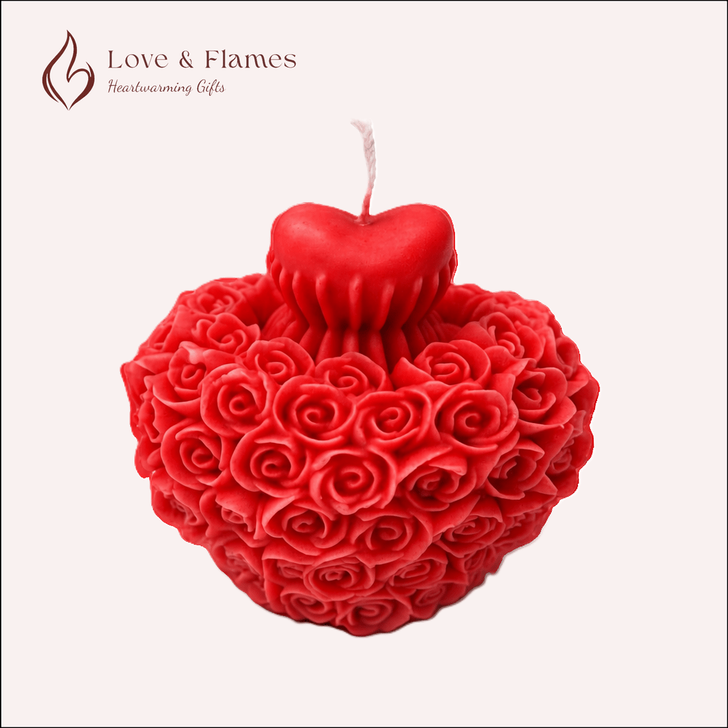 Queen of Hearts Scented Candles for Romantic Décor & Gifts - Love & Flames