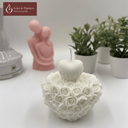 Queen of Hearts Scented Candles for Romantic Décor & Gifts - Love & Flames