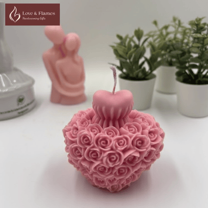 Queen of Hearts Scented Candles for Romantic Décor & Gifts - Love & Flames