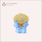 Teddy Bear Bouquet Scented Candles for Home Decor, Gifts & Relaxation - Love & Flames
