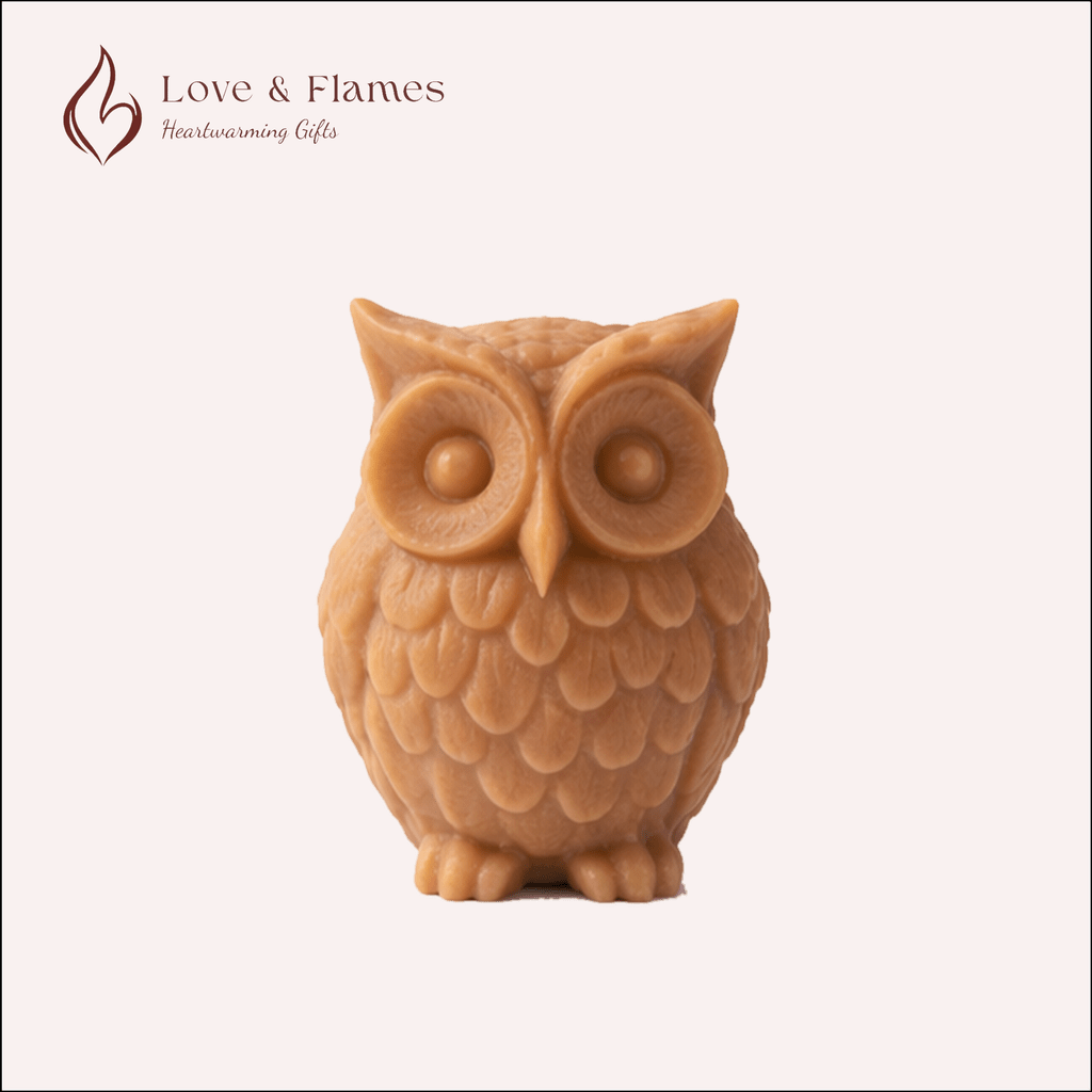 Wise Owl Scented Candles for Home Décor, Gifts & Relaxation - Love & Flames