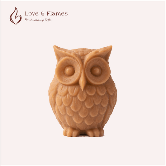 Wise Owl Scented Candles for Home Décor, Gifts & Relaxation - Love & Flames