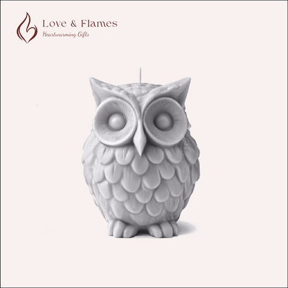 Wise Owl Scented Candles for Home Décor, Gifts & Relaxation - Love & Flames
